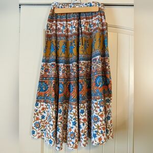 Moroccan inspired hand made maxi/midi skirt